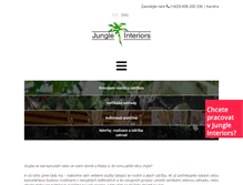 Tablet Screenshot of jungleinteriors.cz